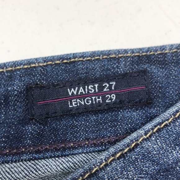 LIKE NEW VIGOSS CHELSEA SKINNY JEANS 27x29 RARE DISTRESS ED 😎 - Picture 3 of 12